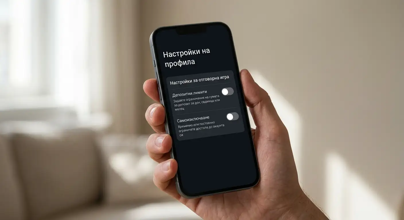 Човек оставя телефона настрана на бюрото